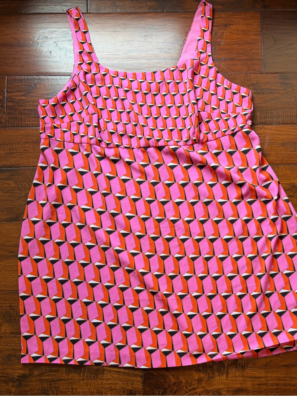 Diane von Furstenberg x Target '90s Geo Mini Dress Plus Size 24 (flaws)